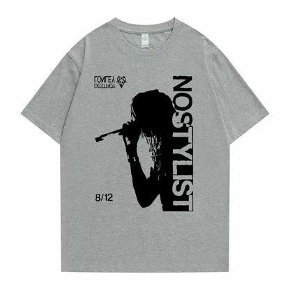 Destroy Lonely Graphic T Shirts Rare Opium Concert Playboi Carti Ken Carson Tshirt Men Women Hip Hop Vintage Oversized T-shirts - DRACO COUTURE