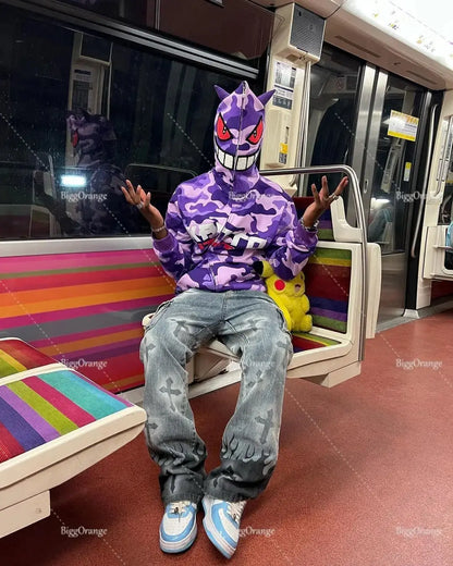 Demon hoodie Y2K - DRACO COUTURE