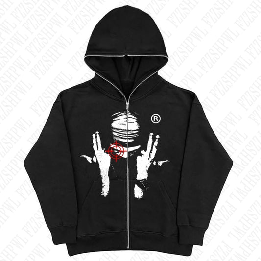 Y2K Zip up Hoodie
