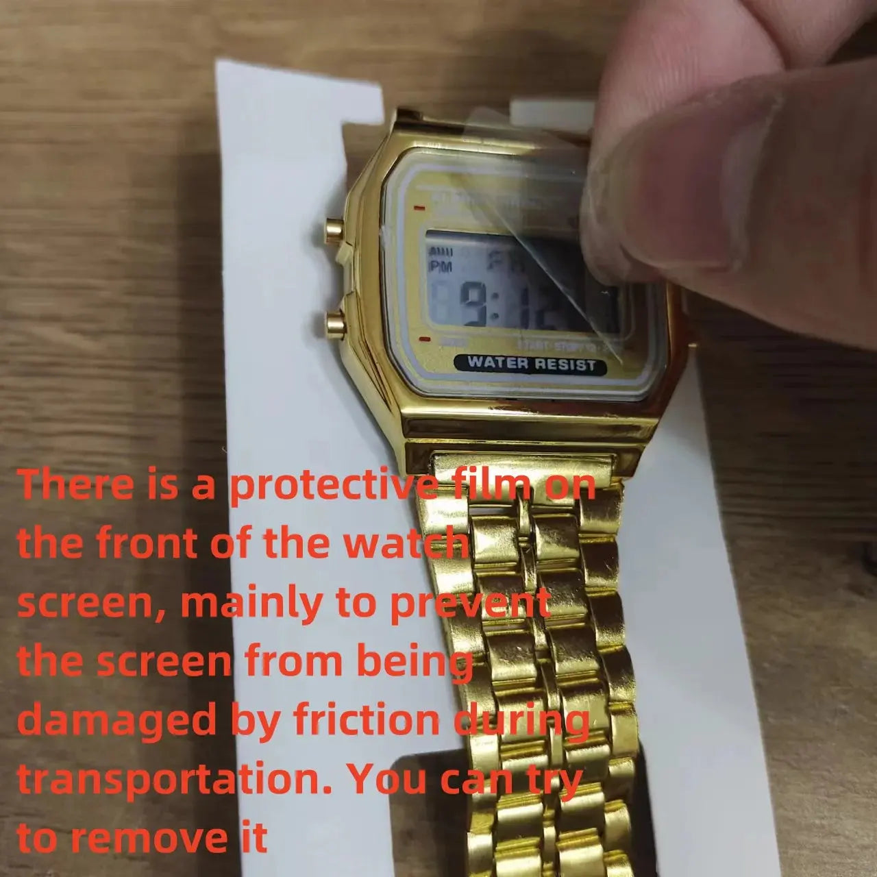 F91W Non-Waterproof Steel Band Watch For Women, Men, Business Clock, Multi-Functional LED Digital Sports Watch, Electronic Clock - DRACO COUTURE