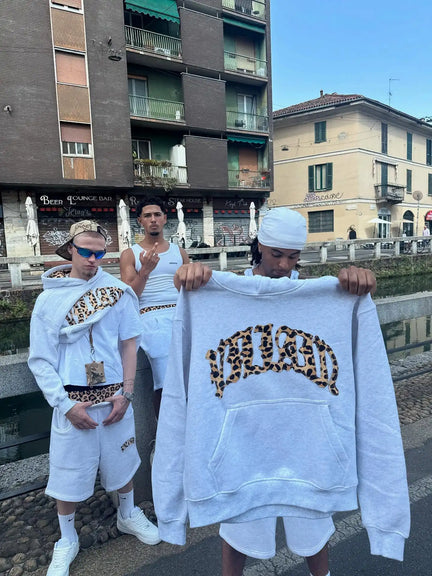 Y2K Leopard Sportswear Set 3pcs