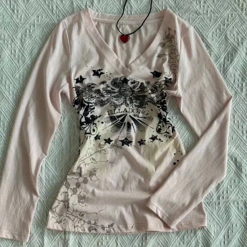 Vintage Gothic T-shirts Women Y2k - DRACO COUTURE