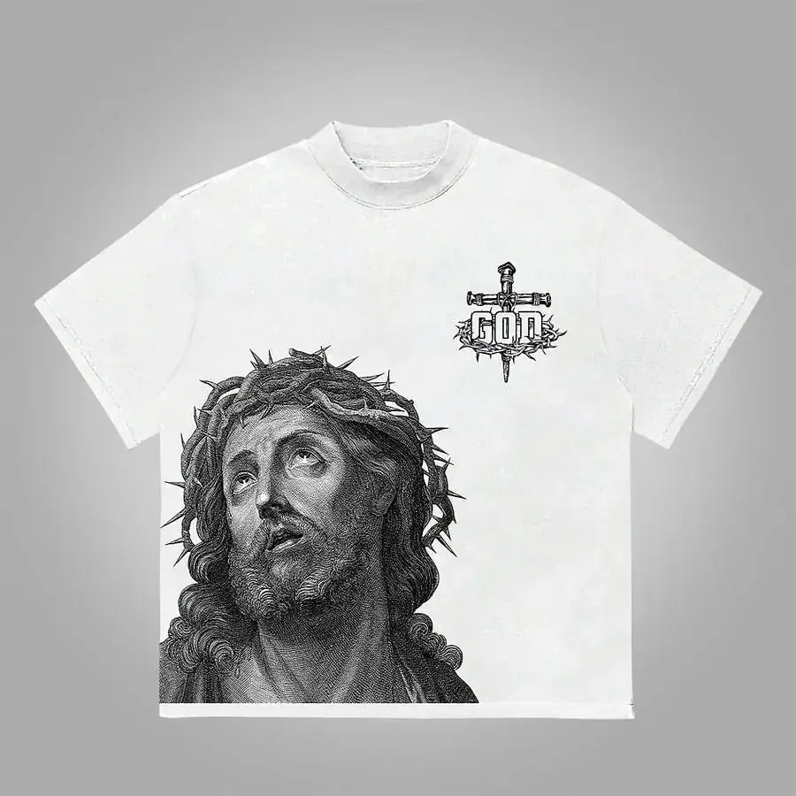 Holy Angel Cotton T-shirt - DRACO COUTURE