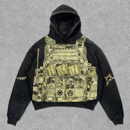 kugelsichere Weste Hoodies Frauen y2k