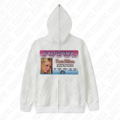 Paris ID ZIP HOODIE