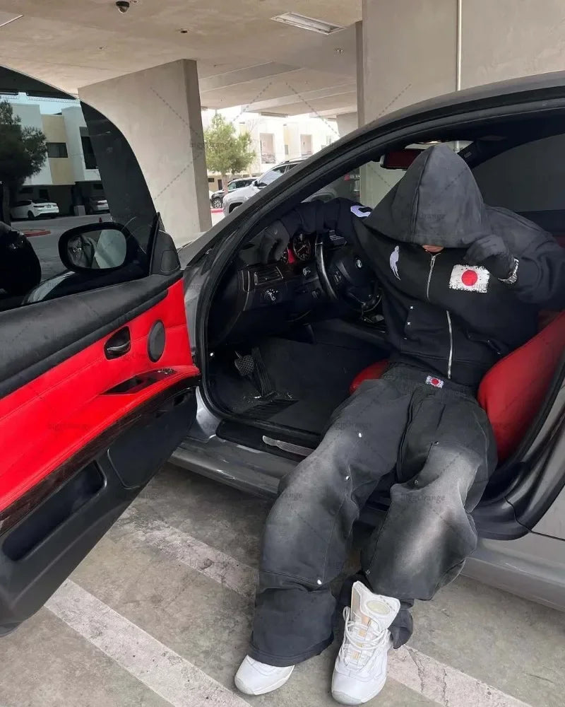 Flexin Streetwear-Trainingsanzug-Set