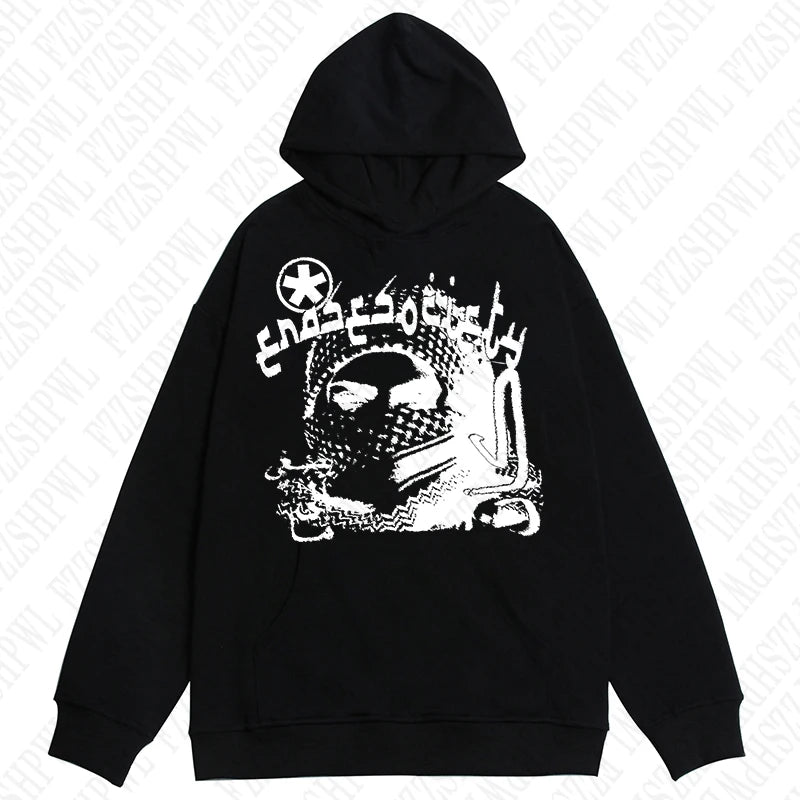 Arabic Y2K Hoodie