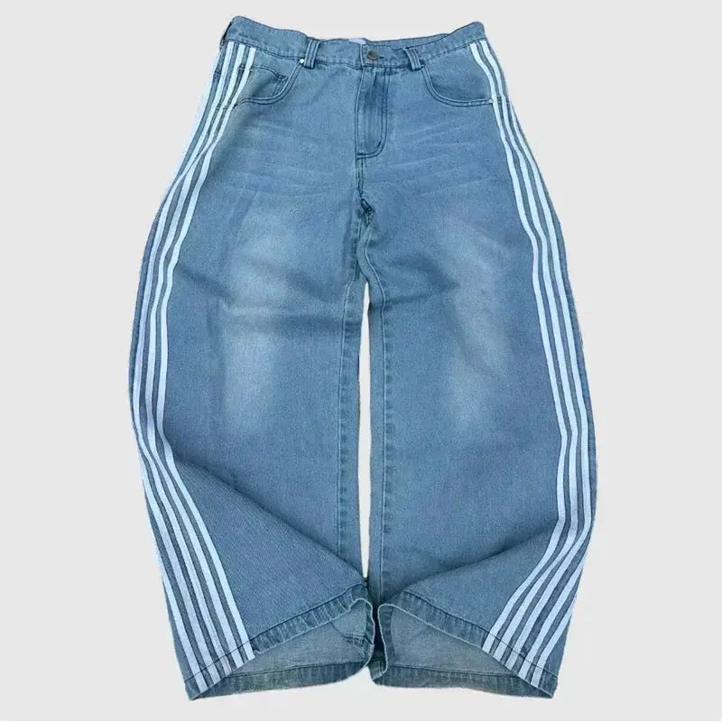 Baggy Jeans Stripes - DRACO COUTURE