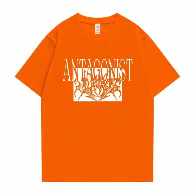 Rapper Playboi Carti Antagonist Tour Print Tshirt Men's Opium Gothic Hip Hop T-shirt Male Cozy Oversized Pure Cotton T Shirts - DRACO COUTURE