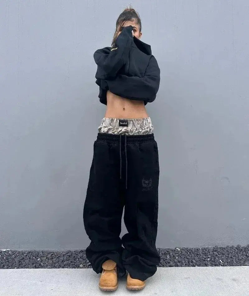 Y2K High Waisted pants - DRACO COUTURE