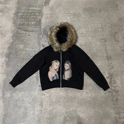 Y2K Zip up Hoodie