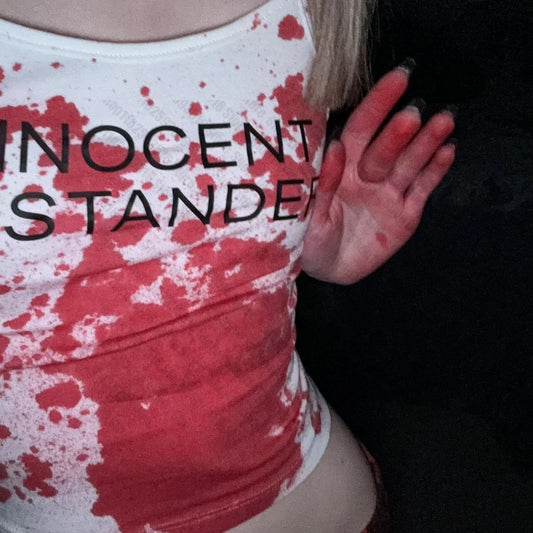 Blood text top