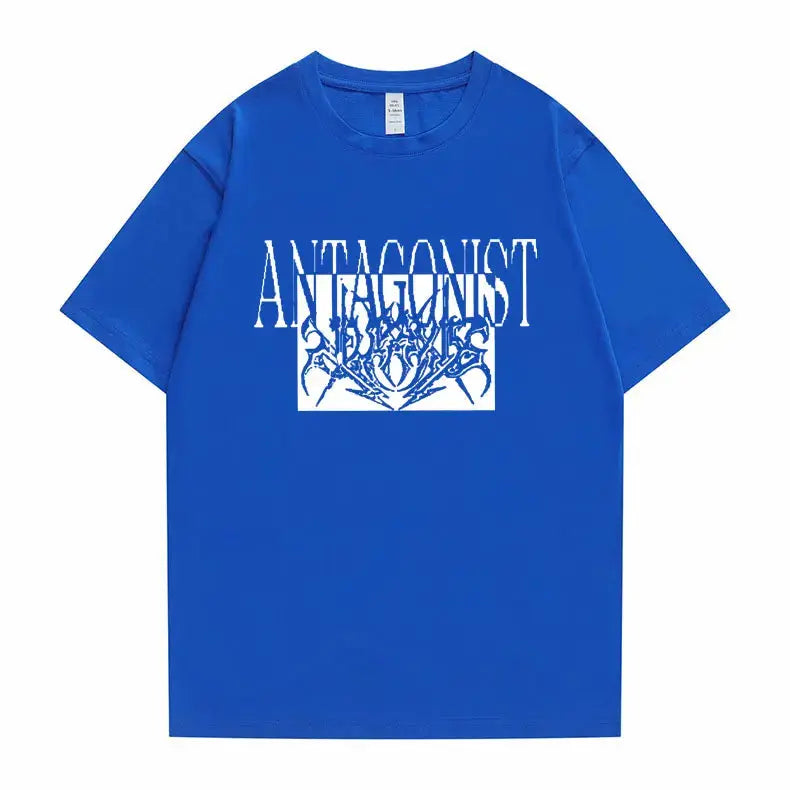 Rapper Playboi Carti Antagonist Tour Print Tshirt Men's Opium Gothic Hip Hop T-shirt Male Cozy Oversized Pure Cotton T Shirts - DRACO COUTURE