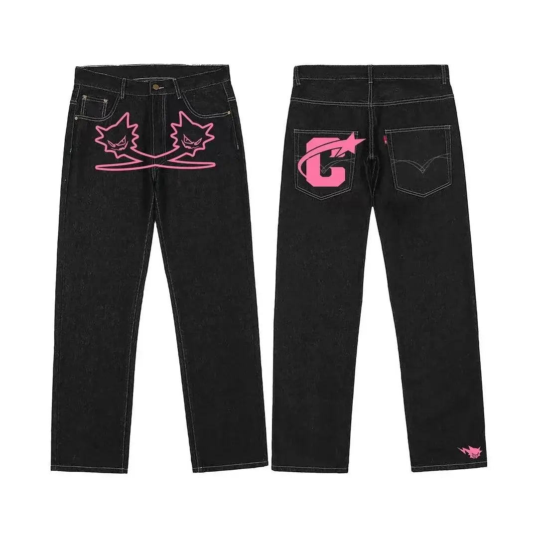 Y2k Jeans Men's Hip Hop style - DRACO COUTURE