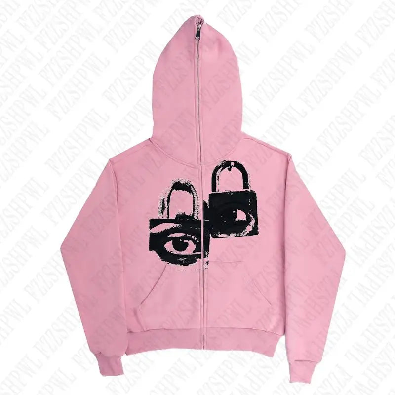 Y2K Zip up Hoodie