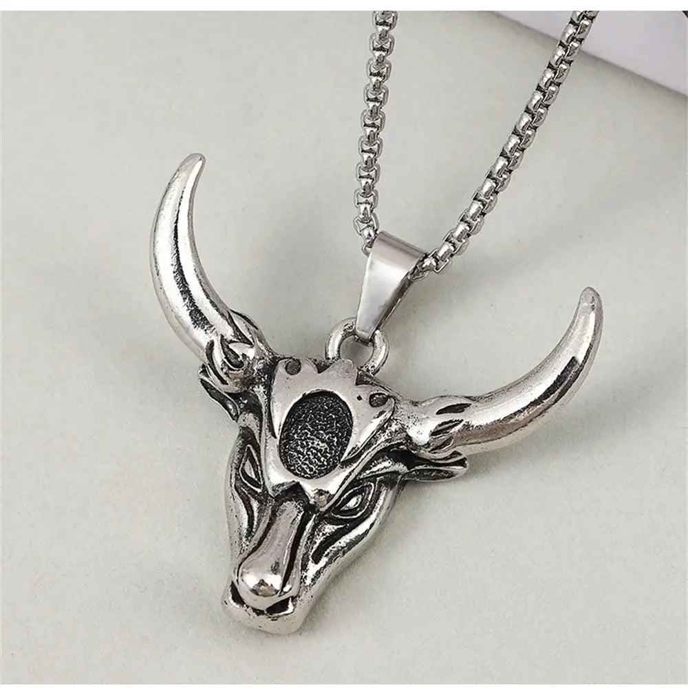 2024 New Personalized Retro Gothic Crucifix Skull Cross Pendant Necklace Men's Trend Punk Jewelry Gift Wholesale - DRACO COUTURE