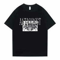 Rapper Playboi Carti Antagonist Tour Print Tshirt Men's Opium Gothic Hip Hop T-shirt Male Cozy Oversized Pure Cotton T Shirts - DRACO COUTURE