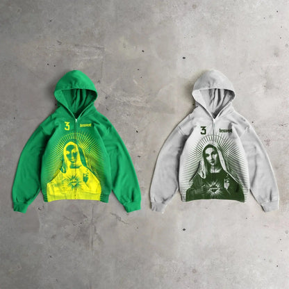Y2k Zip Up Hoodie - DRACO COUTURE