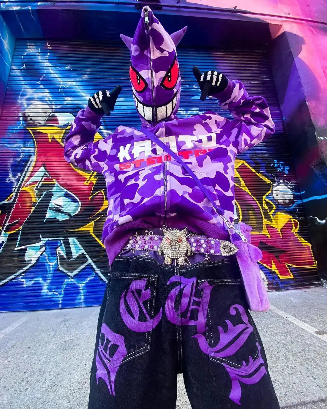 Demon hoodie Y2K - DRACO COUTURE
