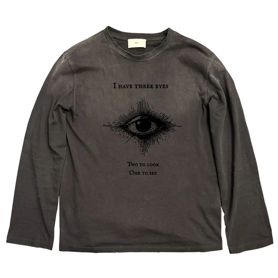 Vintage Oversized T-shirts Dark Gothic