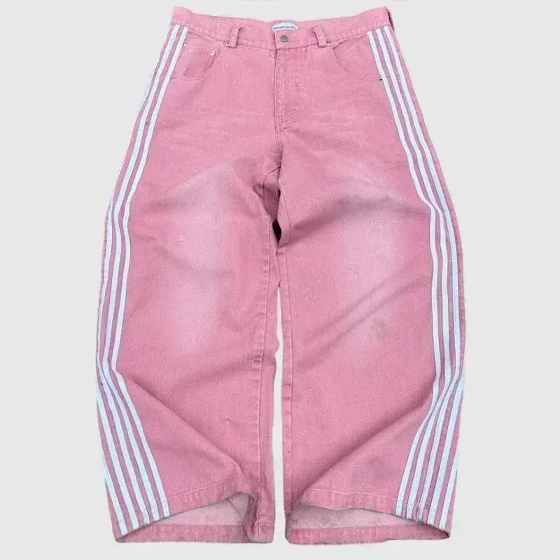 Baggy Jeans Stripes - DRACO COUTURE