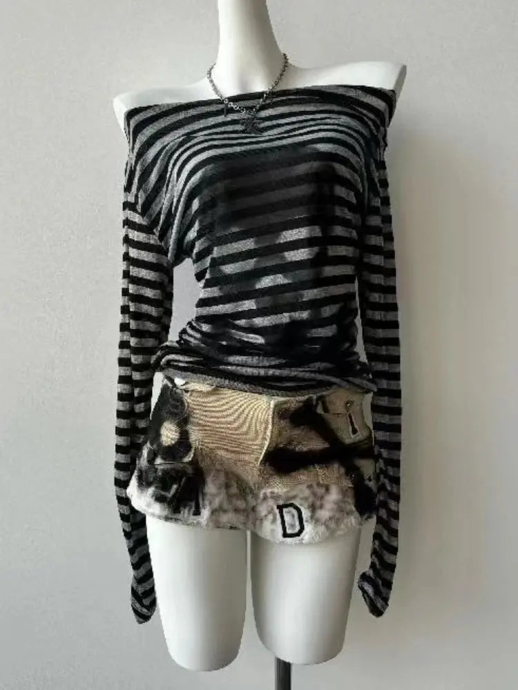 Y2k Spicy Girl Skeleton Sweatshirt - DRACO COUTURE