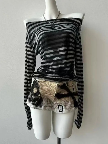 Y2k Spicy Girl Skeleton Sweatshirt - DRACO COUTURE