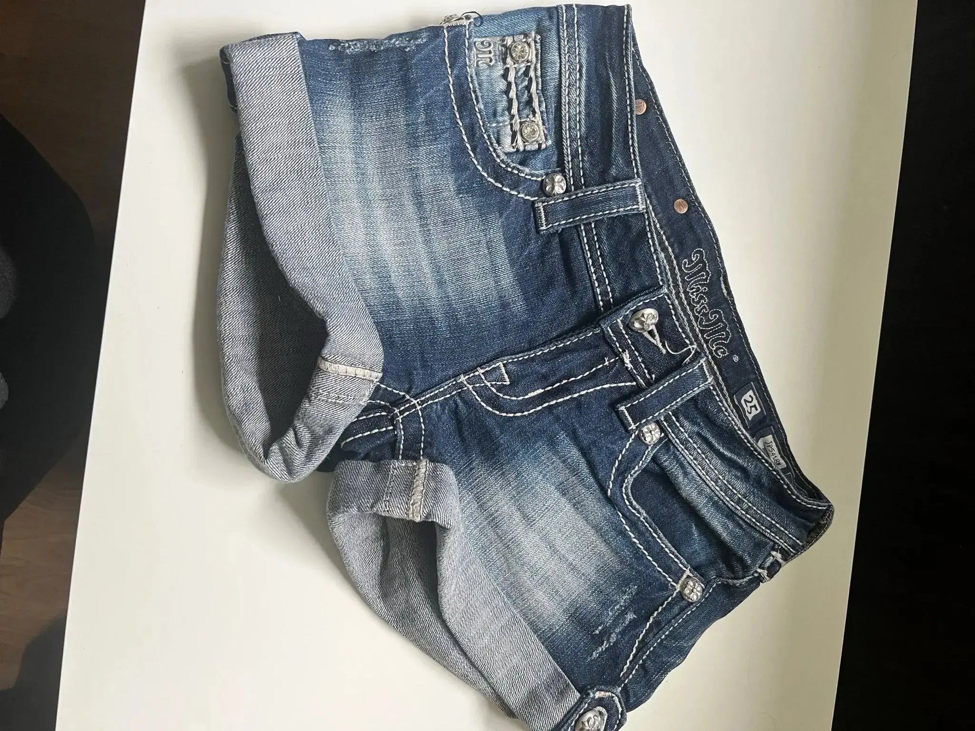 Fashion Retro Sexy Low Waist Denim Shorts Wash Pocket Embroidered Straight Pants 2025 Y2k Hip Hop Streetwear Casual Tight Shorts - DRACO COUTURE