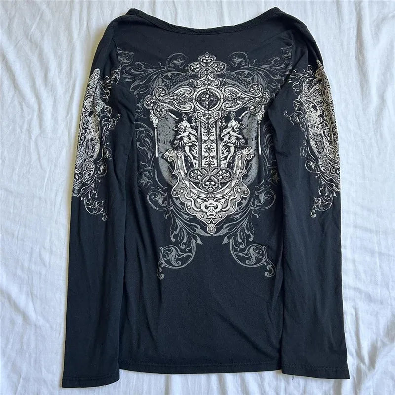 2000s Grunge Women Shirt