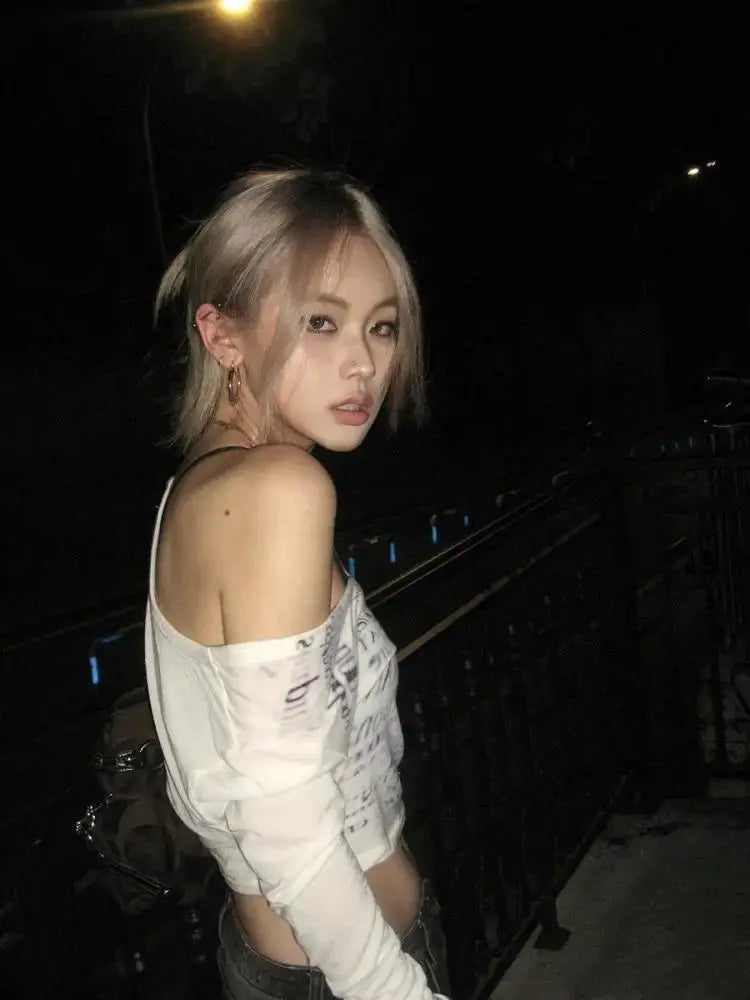 V Neck Top Y2k - DRACO COUTURE
