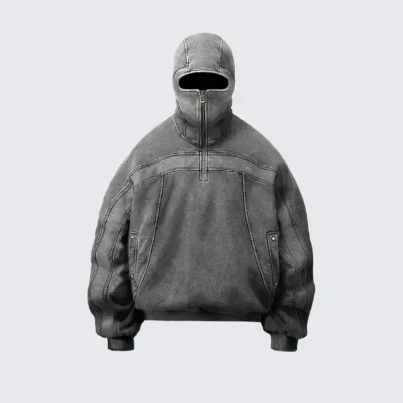 Balaclava Washed Hoodie