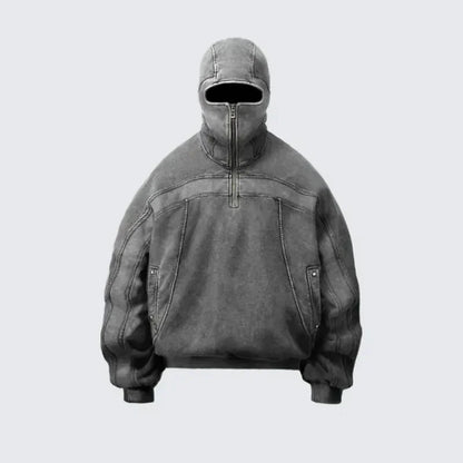 Balaclava Washed Hoodie