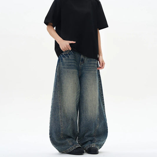 Übergroße Baggy-Jeans