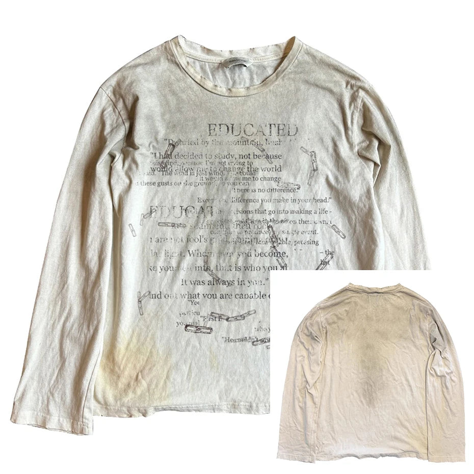 Vintage Oversized T-shirts Dark Gothic