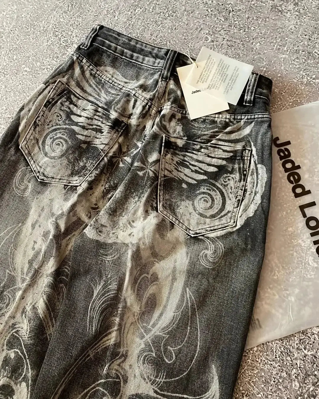 Loose washed jeans Y2k - DRACO COUTURE