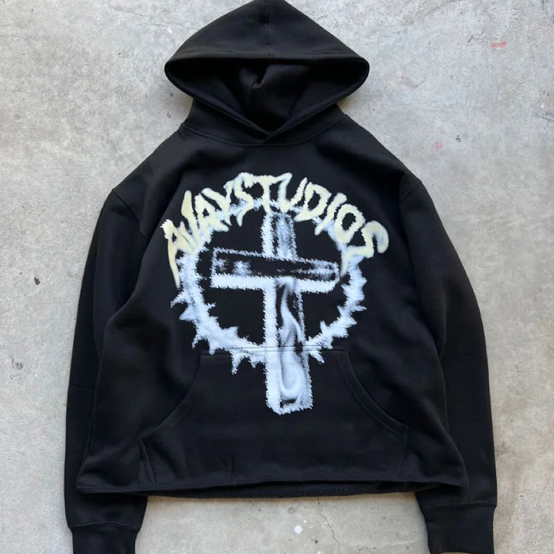 Y2K Hoodie Hip Hop