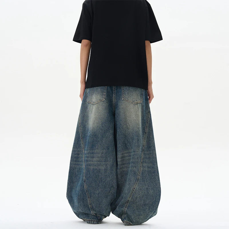 Vintage Blaue Baggy Jeans Y2K 