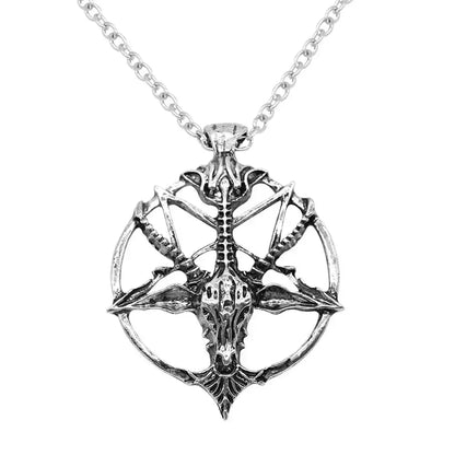 2024 New Personalized Retro Gothic Crucifix Skull Cross Pendant Necklace Men's Trend Punk Jewelry Gift Wholesale - DRACO COUTURE