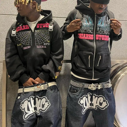 Y2K Black Vintage Pants - DRACO COUTURE