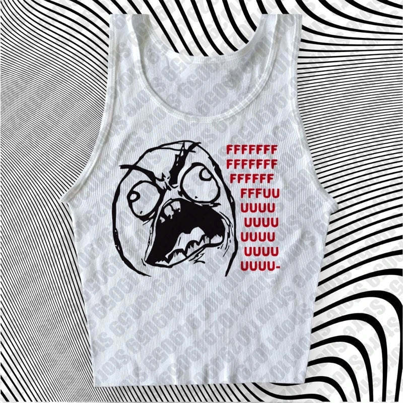 Meme Tank Top Y2k
