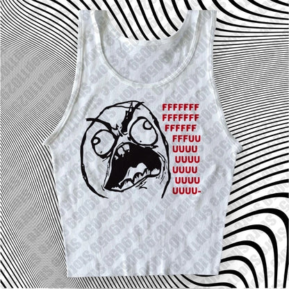 Meme Tank Top Y2k