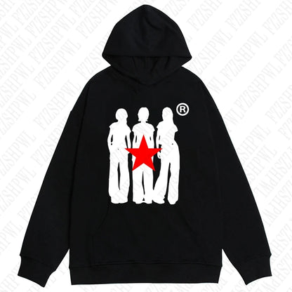 Y2K Kapuzenpullover Hip Hop
