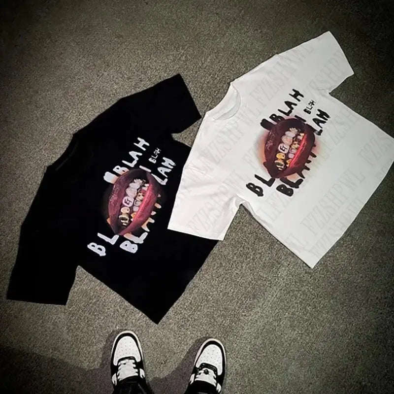 Mouth Y2K T-shirt - DRACO COUTURE