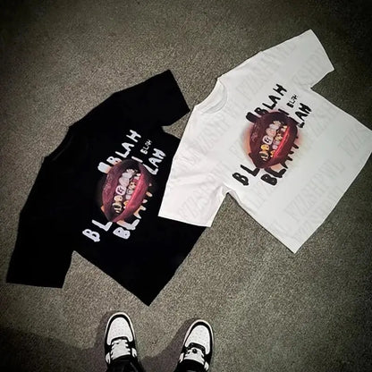 Mouth Y2K T-shirt - DRACO COUTURE