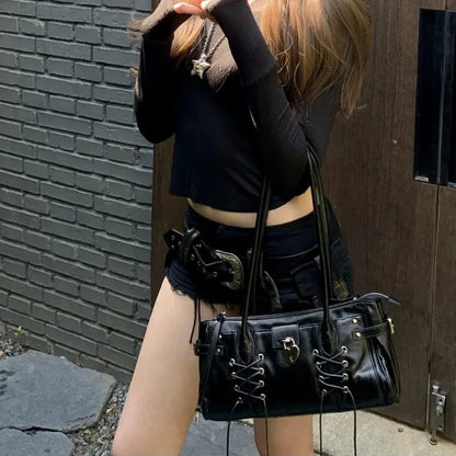American High Street Y2k Babes Mini Shorts Vintage Wasteland Style Cargo Denim Pants Women Retro Low Rise Hot Pants Summer 2025 DRACO COUTURE
