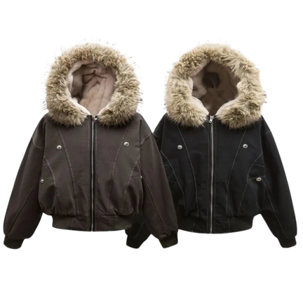 Vintage Kurtka Zimowa Y2K