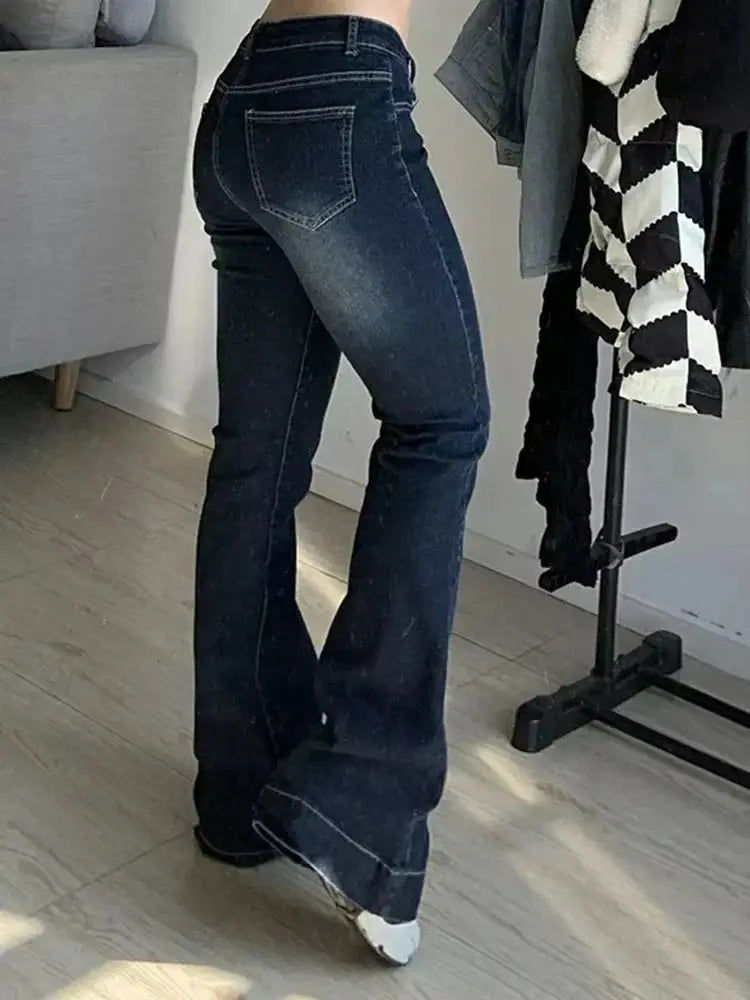 Y2K Low Rise Jeans 2000s Japan jeans - DRACO COUTURE
