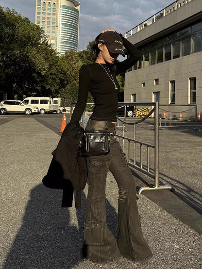 Low Waist Cargo Jeans 2000s