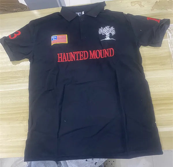 Geister-Poloshirt Y2K