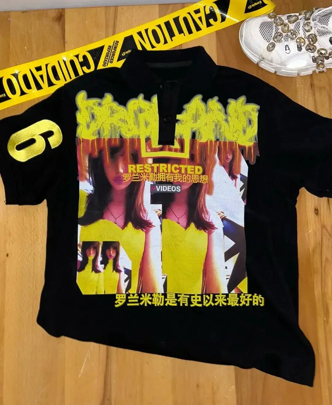 T-Shirt Goth Style Y2K - DRACO COUTURE